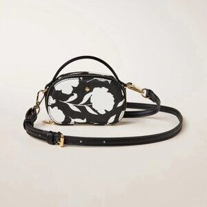 kate spade new york SOLD OUT at Target Black/White NWT Floral Mini Crossbody Bag